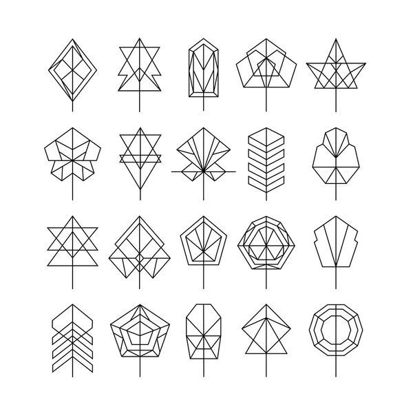 The set of geometric trees