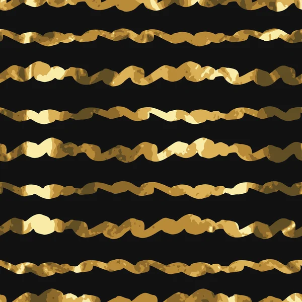 Fil d'or motif sans couture — Image vectorielle