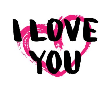 Ink brush hand lettering