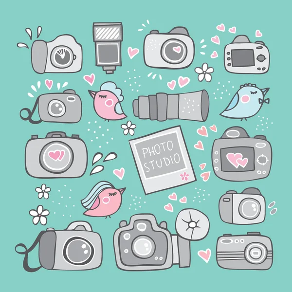 Bir logo oluşturmak için elle çizilmiş öğeleri