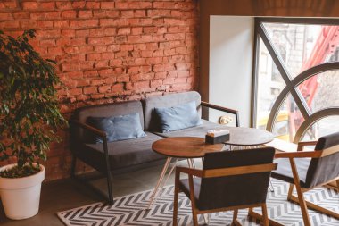 Restoranın güzel iç mekanı.