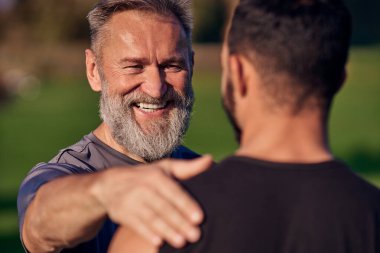 Baba ve oğul bir arada.