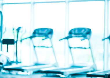 Spor salonundaki kardiyo bölgesi.