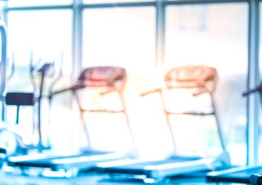 Spor salonundaki kardiyo bölgesi.