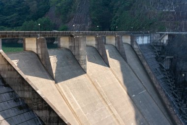 Landscape of Oshima Dam in Aichi, Japan.