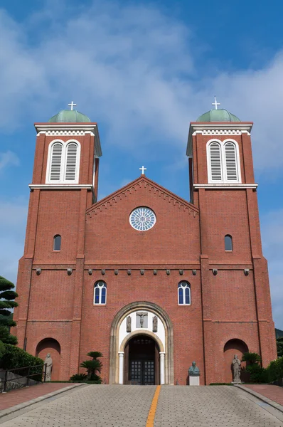 Ο καθεδρικός ναός Urakami, Ναγκασάκι Ιαπωνία — Φωτογραφία Αρχείου