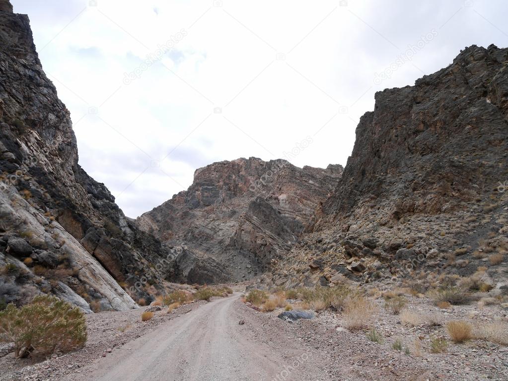 Titus Canyon Road in Death Valley