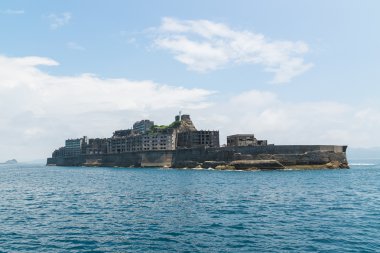 gunkanjima (Hashima'da ada) nagasaki, Japonya