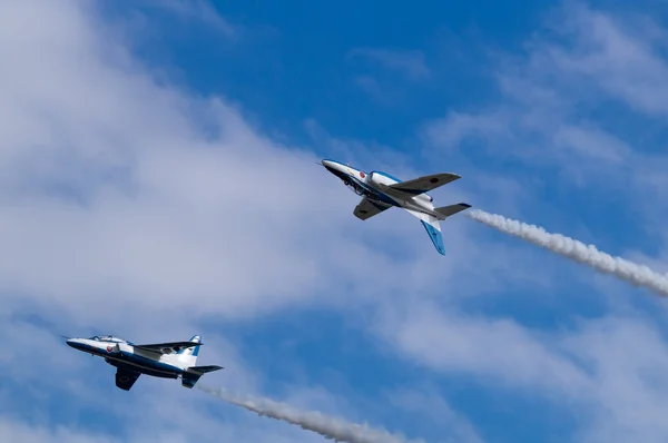 Demonstration Flights of Blue Impulse — Stock Photo, Image