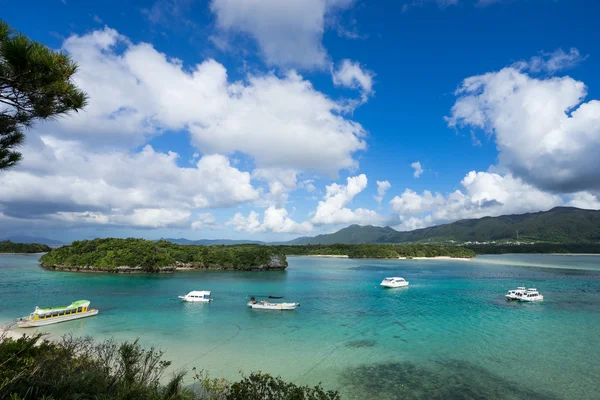 Baía de Kabira na Ilha de Ishigaki, Okinawa Japão — Fotografia de Stock