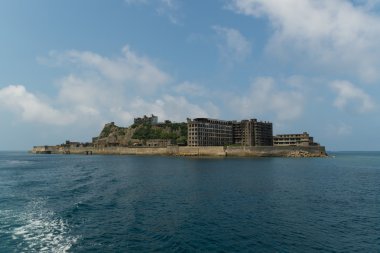 gunkanjima (Hashima'da ada) nagasaki, Japonya