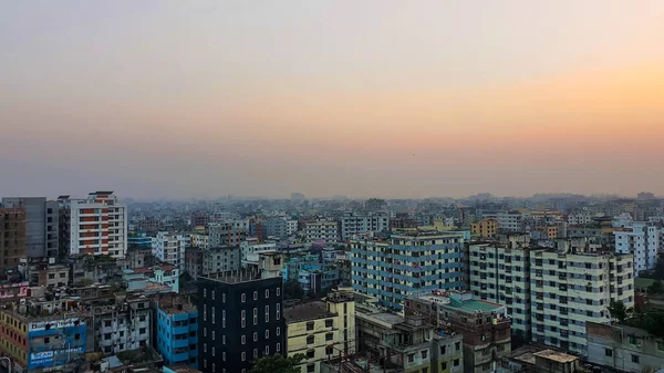 방글라데시 다카에서 밀도가 지역의 건물들 — 스톡 사진
