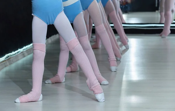 Little Girls Engaged Class Choreographic School — Stock Photo, Image