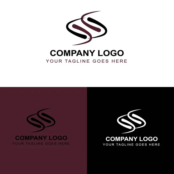 Diseño Simple Del Logotipo Adecuado Para Uso Tienda Simple — Vector de stock