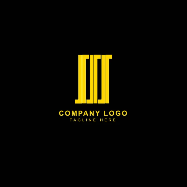 Diseño Logotipo Piano Musical Para Empresas Marcas — Vector de stock