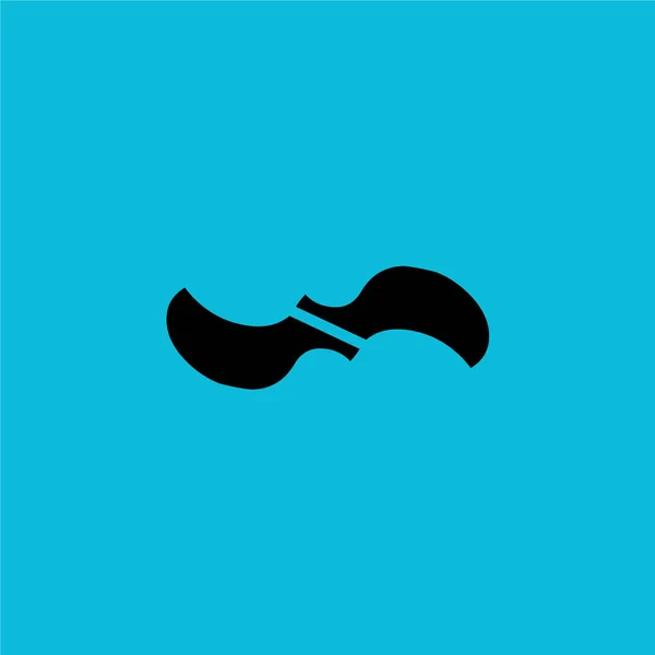 Kreatives Schwarzes Logo Design Mit Blauem Hintergrund Für Geschäft Und — Stockvektor