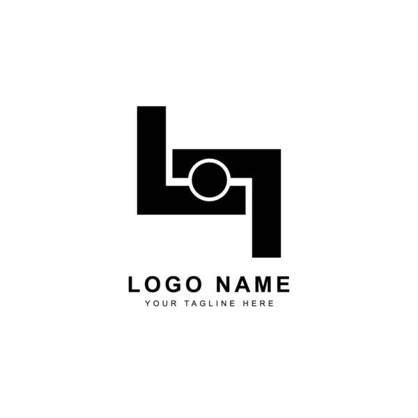 Creative Objektiv Fotoaparát Černé Logo Design Bílém Pozadí Pro Podnikání — Stockový vektor