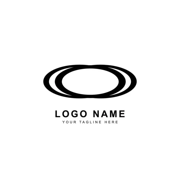 Tvůrčí Černé Logo Design Bílém Pozadí Pro Podnikání Značku — Stockový vektor