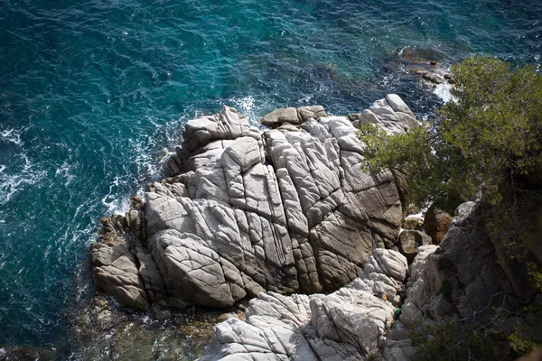 Mar, sol y rocas — Foto de Stock