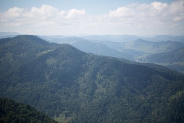 Altay yeşil tepeler