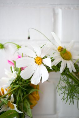 Tasarımınız için renkli çiçekler