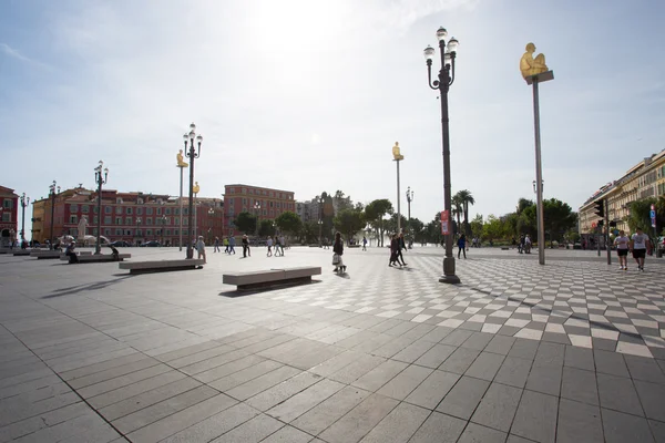 Plaza Massena Square in the city of Nice, France — Stock Photo, Image