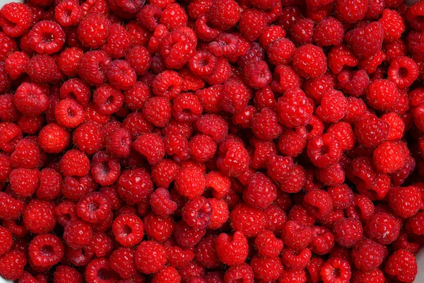 Fresh Sweet Raspberries Background — Stock Photo, Image