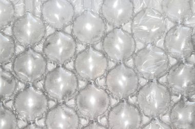 Kabarcık boyutuna sahip baloncuk ambalajının dokusu