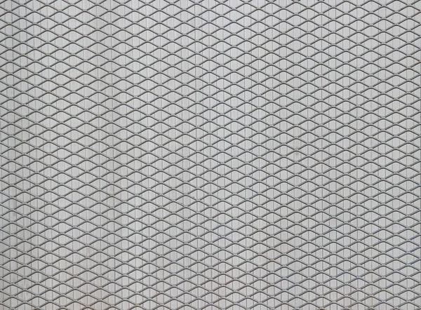 Dar Plastik Şeritlerden Yapılmış Bir Duvarın Önünde Elmas Şekilli Elementlerle — Stok fotoğraf