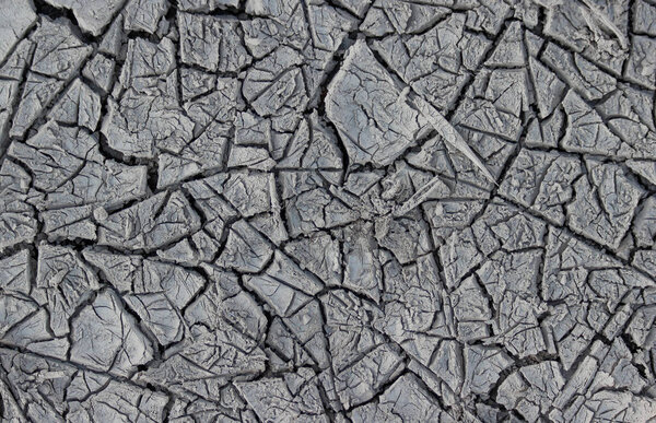 Текстура сухой почвы с трещинами