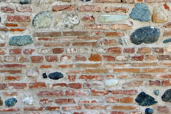 Oude Muur Van Natuursteen Natuursteen — Stockfoto