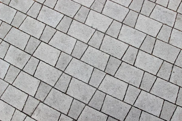 Тротуарна Плитка Двома Типами Трапеції Сірої Плитки — стокове фото