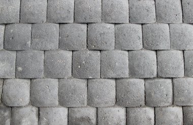 Kubbeli kare levhalardan yapılmış bir duvarın dokusu