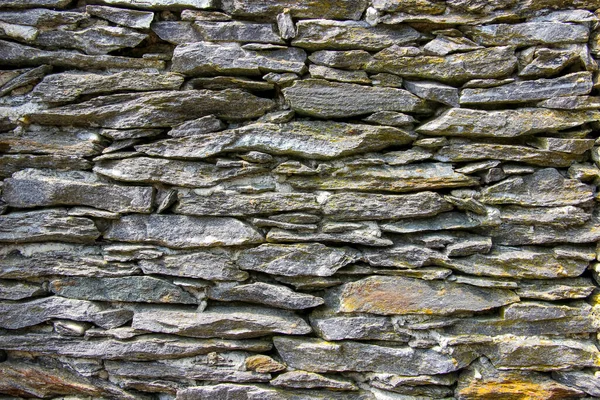 Texture Mur Fait Roches Naturelles Différentes Tailles Formes — Photo