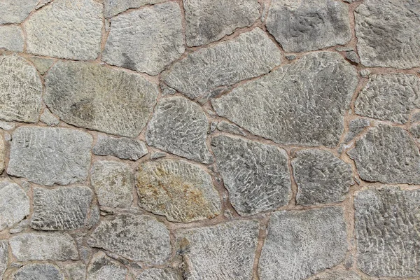 Mur Fait Roches Naturelles Différentes Tailles Formes — Photo
