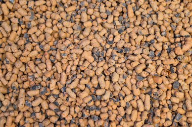 Kil çakıl taşlarının dokusu (hafif genişletilmiş kil toplamı)