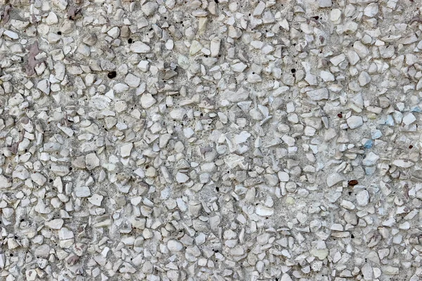 Struktur Einer Wand Aus Schotter Die Mit Zement Verputzt Ist — Stockfoto