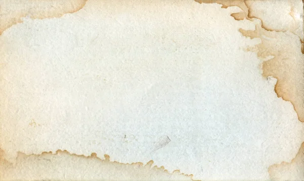 Textuur Van Een Oud Papier Met Watervlekken Als Abstracte Achtergrond Stockafbeelding