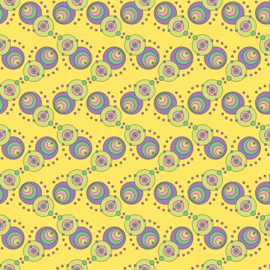 Arkaplan olarak soyut çokrenkli geometrik dikişsiz desen.