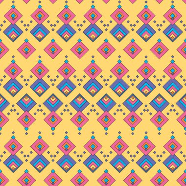 Kusursuz bir arkaplan olarak soyut çokrenkli geometrik desen