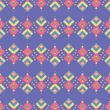 Kusursuz bir arkaplan olarak soyut çokrenkli geometrik desen