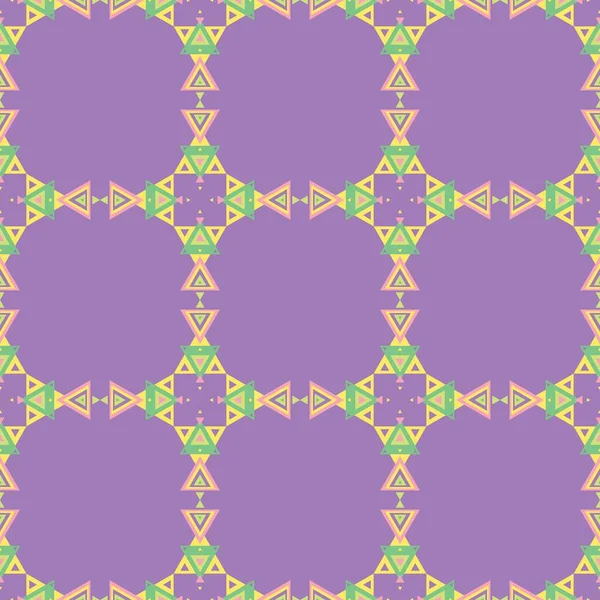 Abstract Multicolor Geometrisch Patroon Als Naadloze Achtergrond — Stockfoto