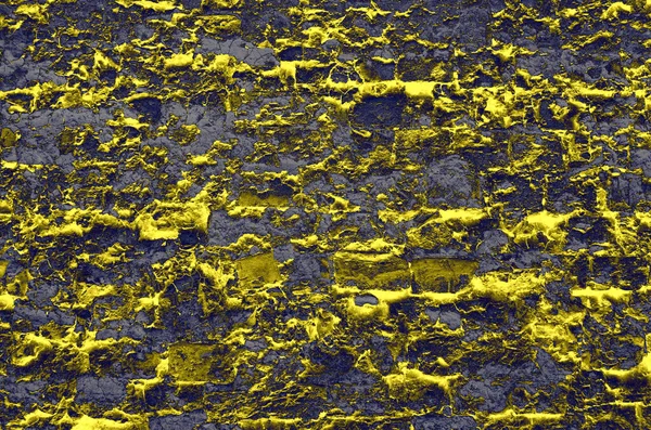Abstrakter Chaotischer Hintergrund Textur Des Betons Gelben Und Grauen Farben — Stockfoto