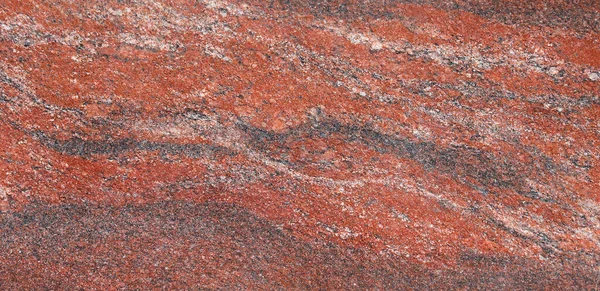 Closeup Uma Superfície Pedra Granito Textura Vermelha Branca Preta Uma — Fotografia de Stock