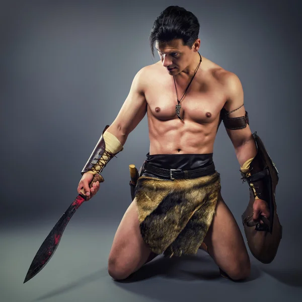 Ancient warrior — Stock Photo, Image