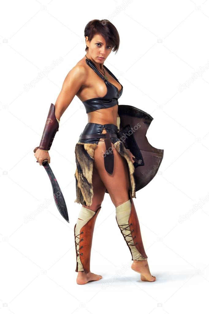 man licks girls clitoris naked warrior women photo