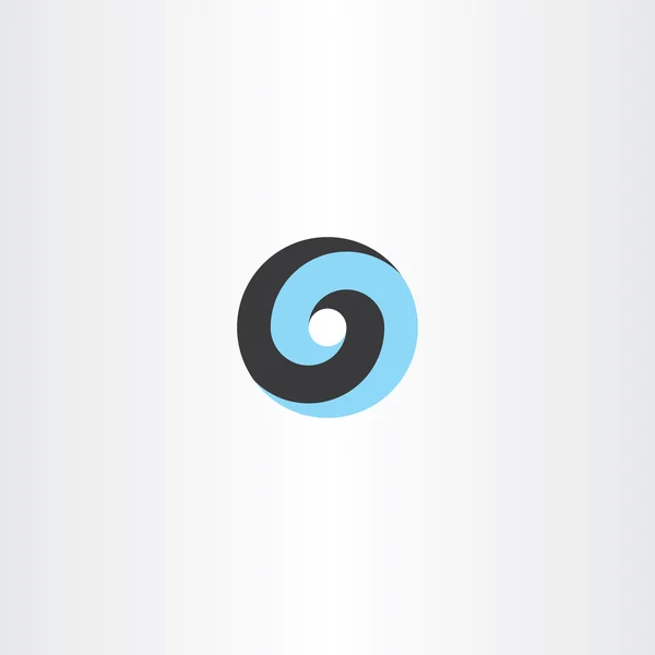 抽象的なスパイラル ロゴ サークル アイコン ベクトル デザイン アイコン — ストックベクタ