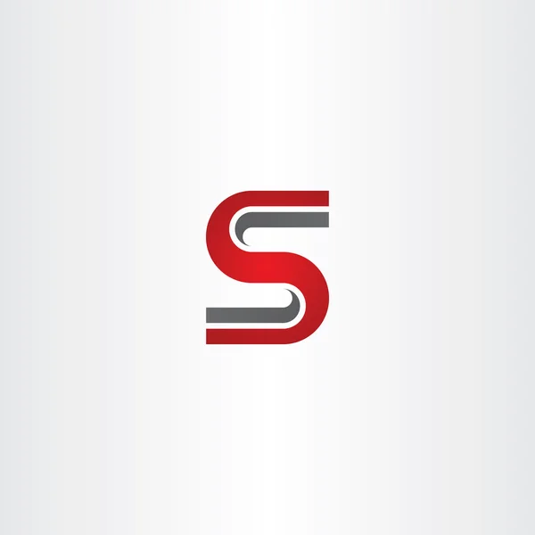 Letra s vector icono número 5 símbolo del logotipo — Archivo Imágenes Vectoriales
