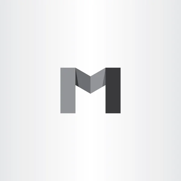 M 黑色图标字母 logo 矢量标志 — 图库矢量图片