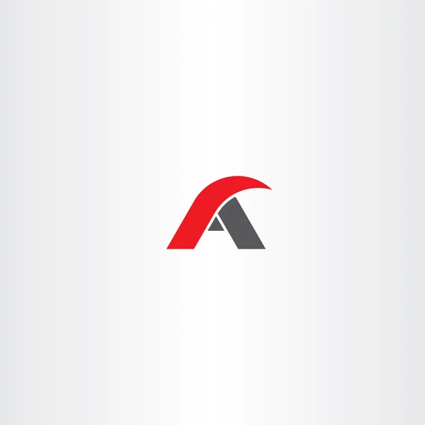 Assine um logotipo de vetor de letra um símbolo de elemento de logotipo de ícone — Vetor de Stock